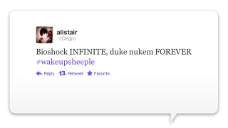Illustration for article titled Twitter Is Pretty Sure Bioshock Infinite Has Become Duke Nukem Forever